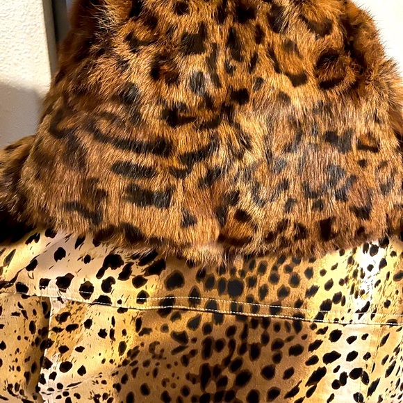 FurLeopard trapper hat michael Kors - Picture 2 of 6